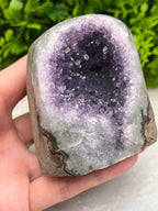 Amethist geode cut base by KEY LIME STORE