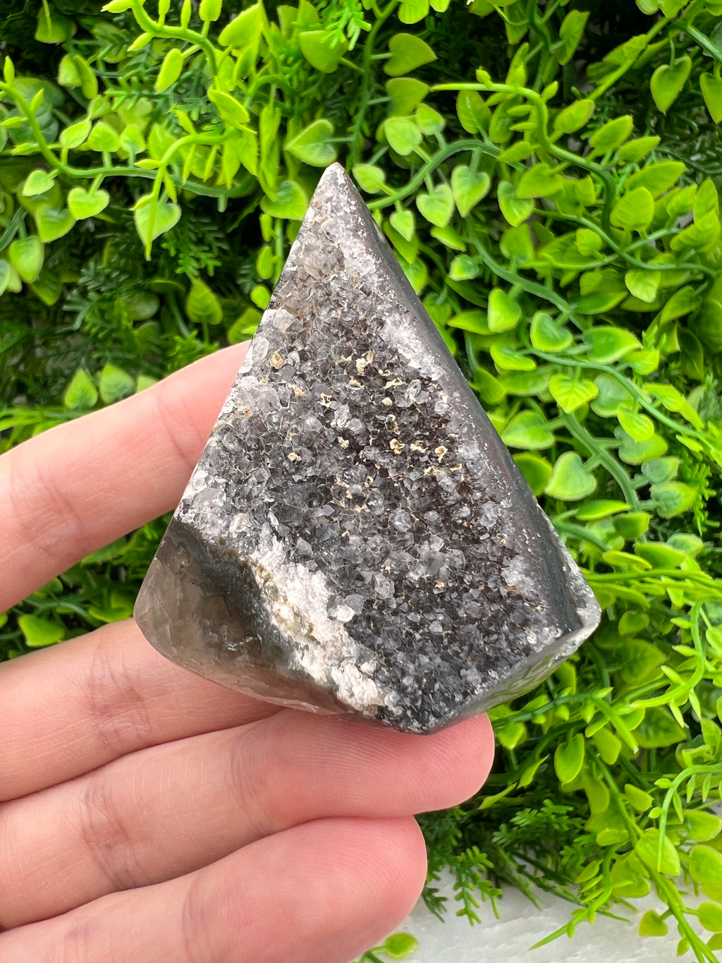 Amethist cluster diamantvorm