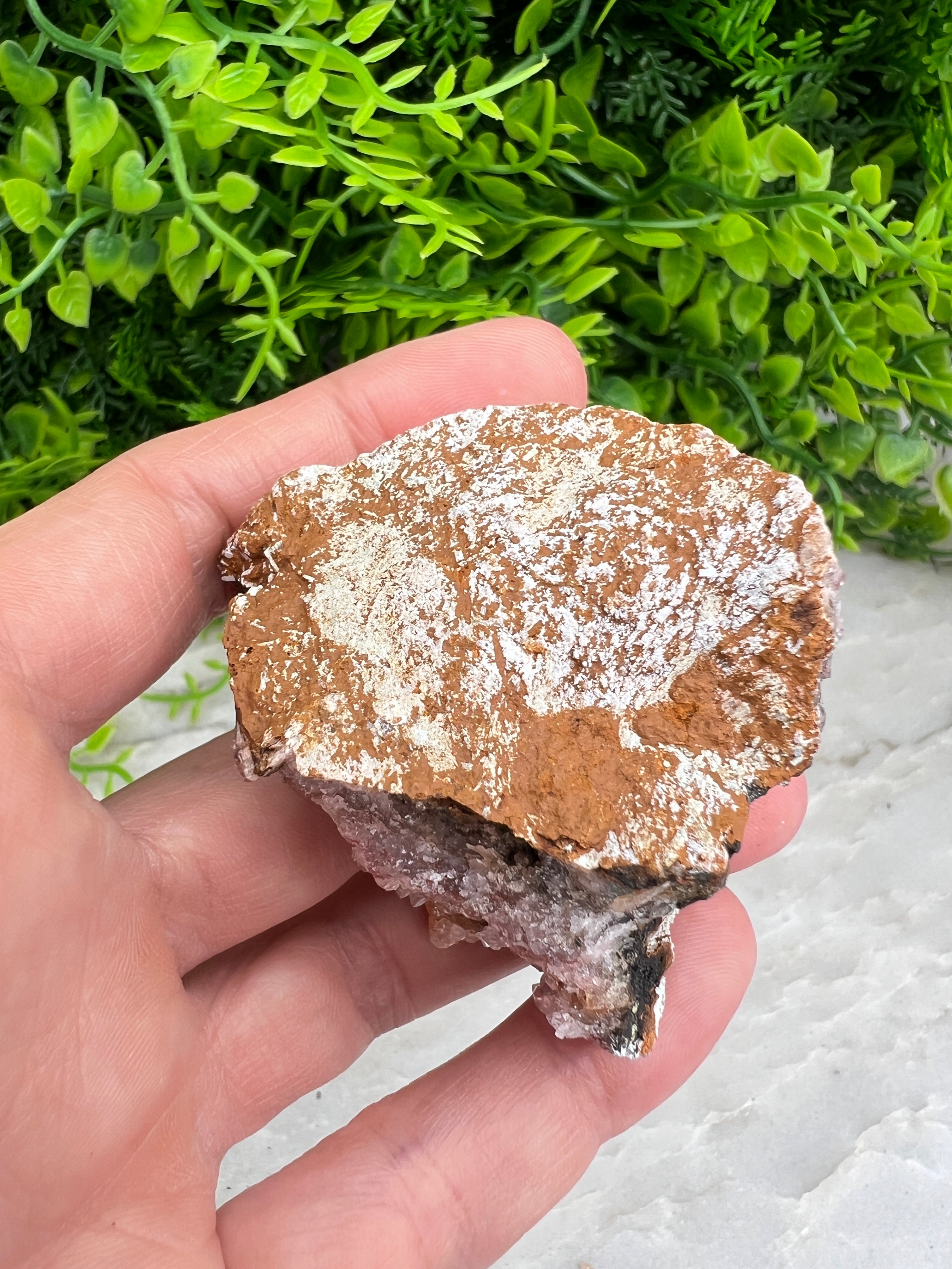 Roze Amethist cluster (5 cm)