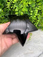 Zwarte Obsidiaan ster by KEY LIME STORE