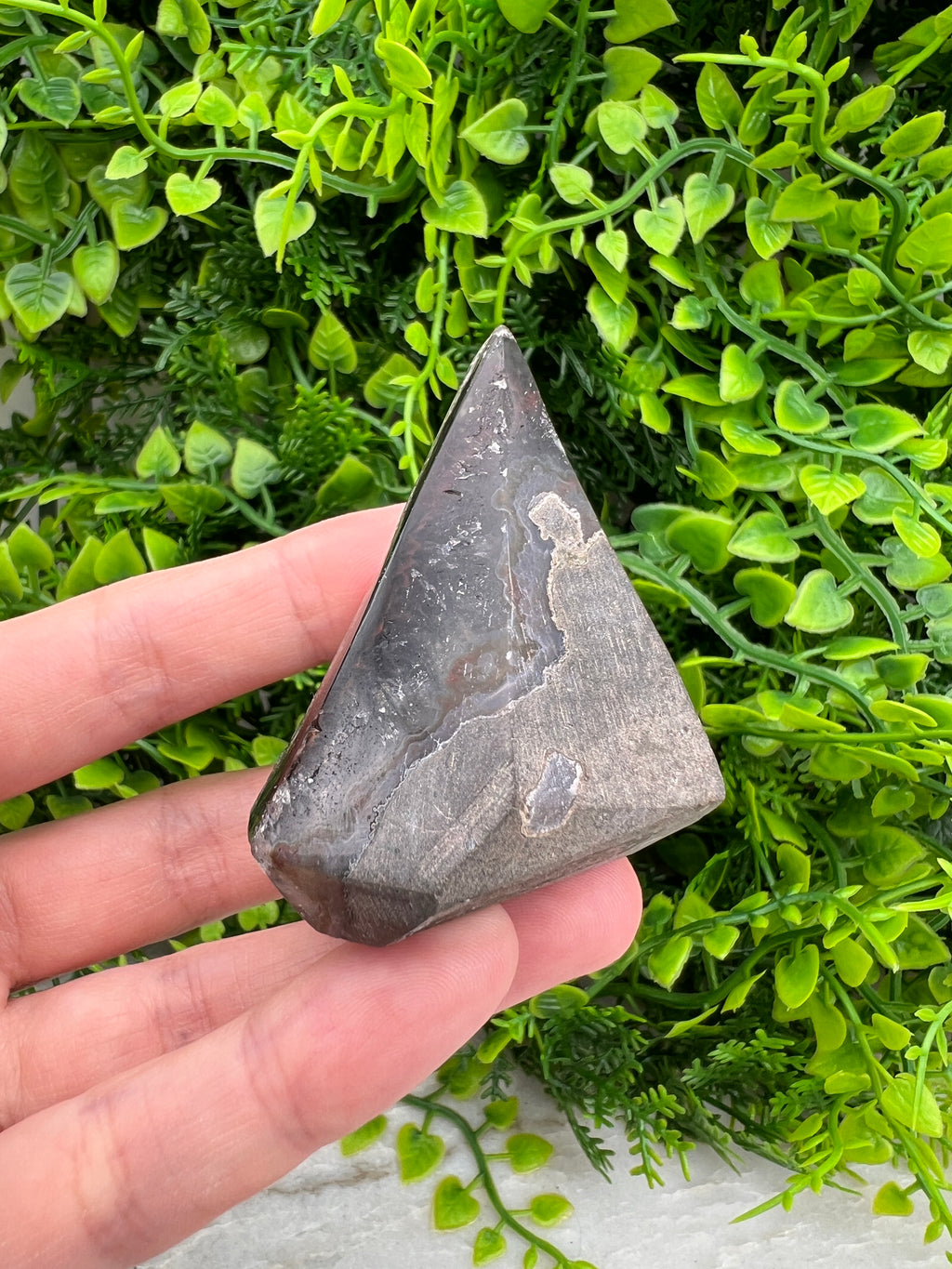 Amethist cluster diamantvorm