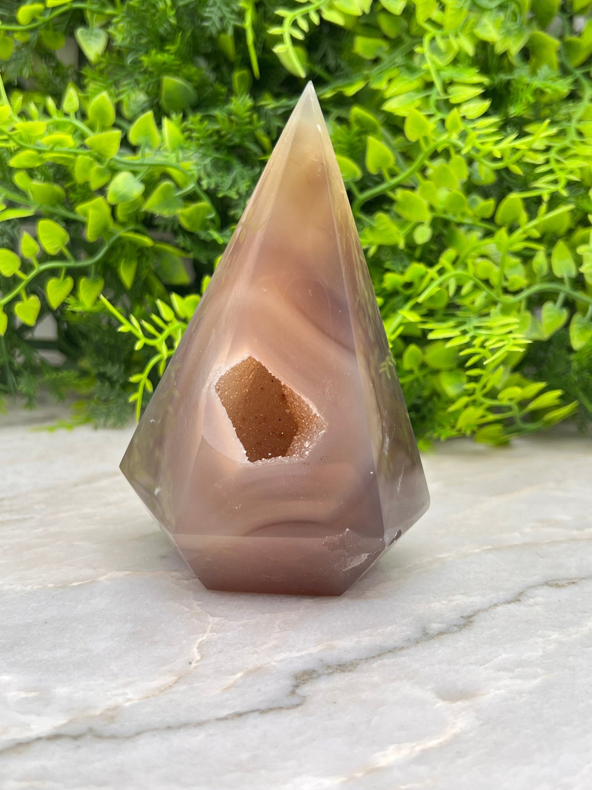 Agaat diamantvorm by KEY LIME STORE