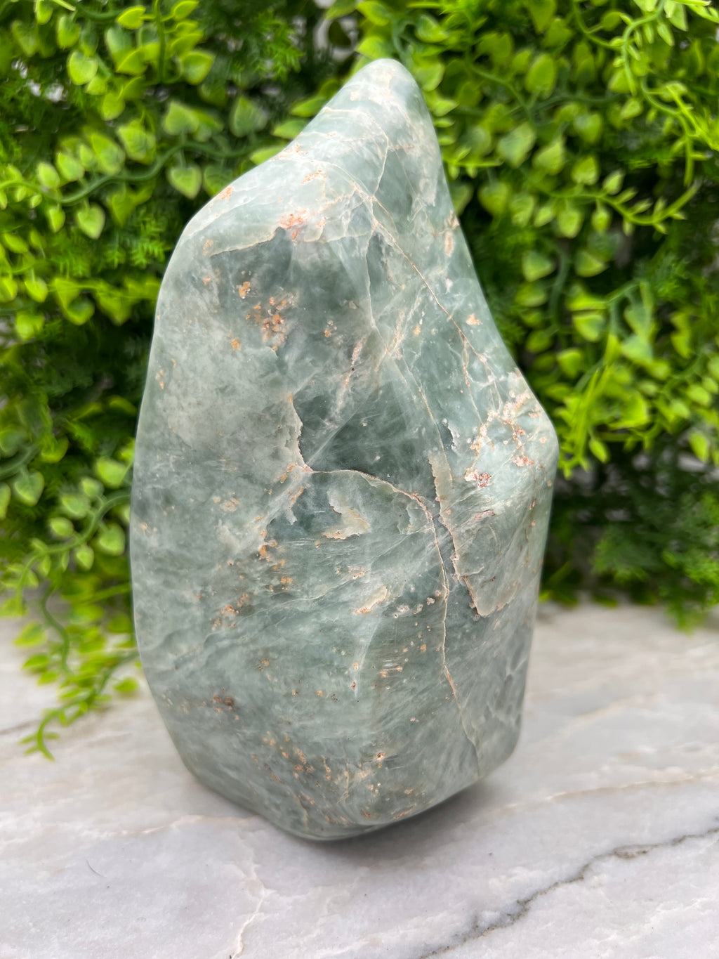 Amazonit (Südafrika) – Skulptur (17 cm x 1,25 kg)