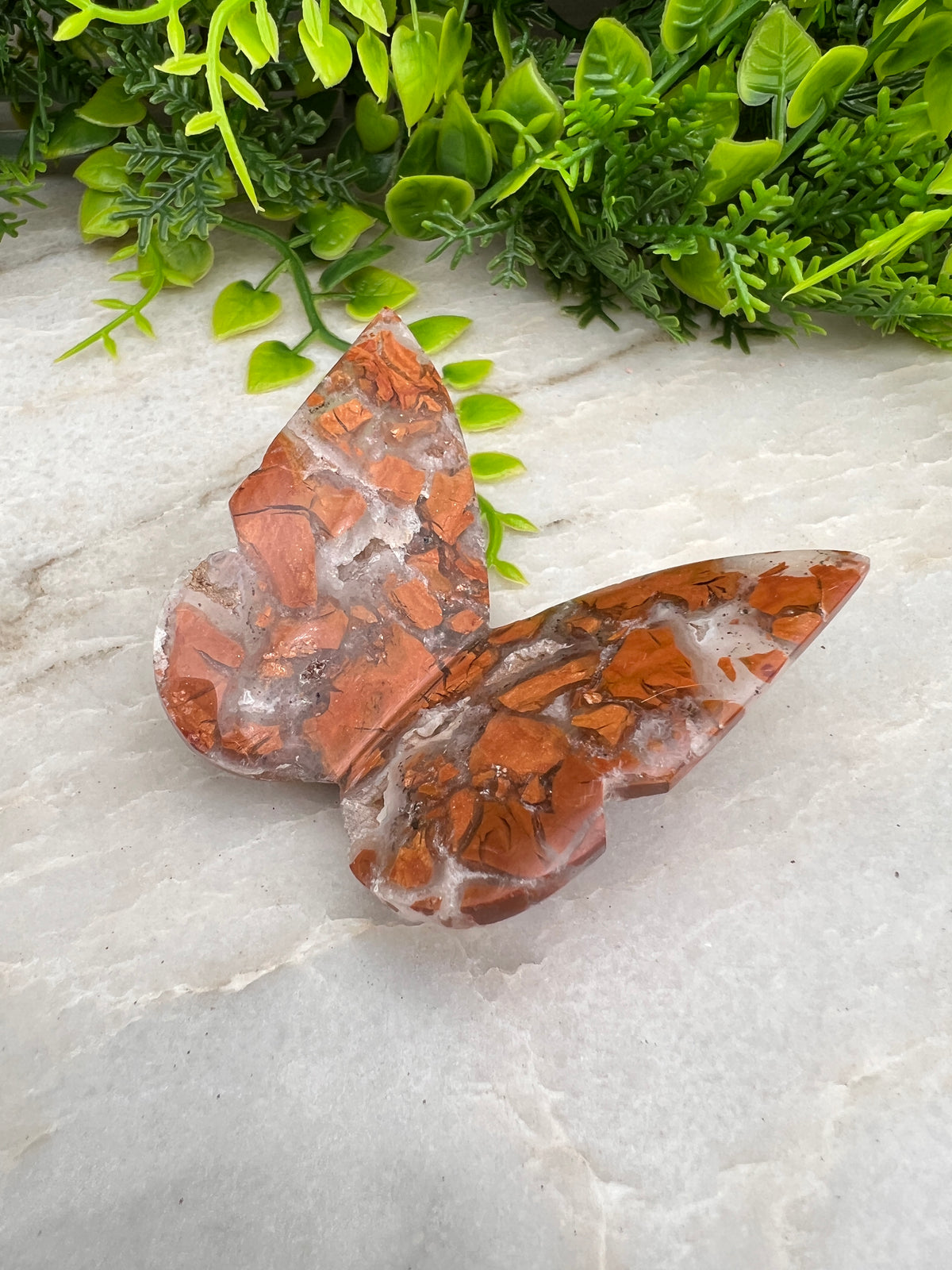 Breccie Jaspis 3D-vlinder