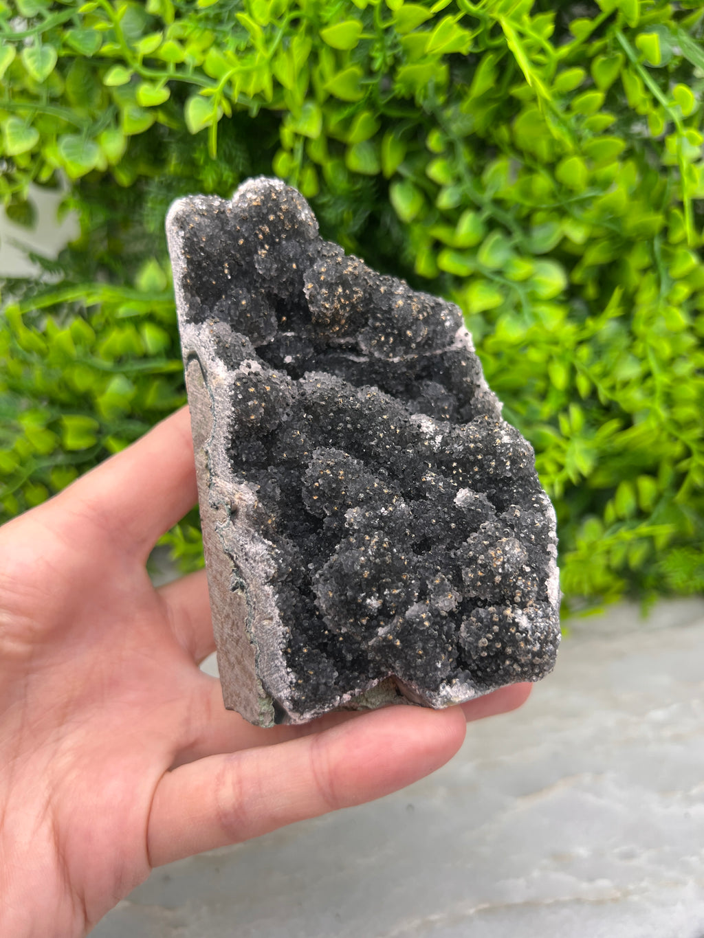 Amethist cluster cut base