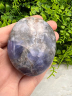 Chalcedoon / Paarse Agaat palmsteen