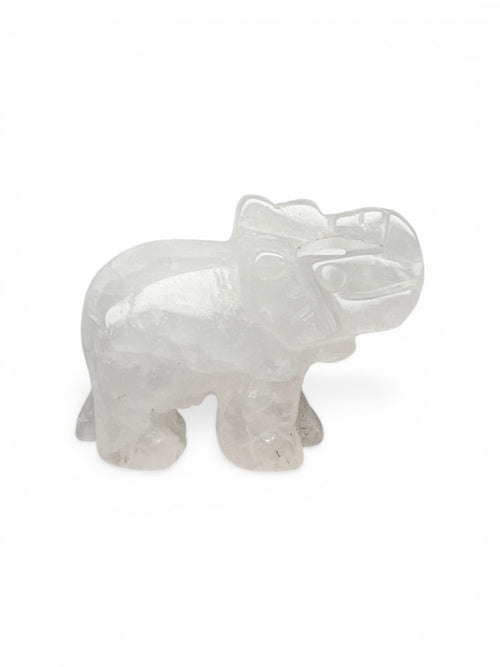 Bergkristall-Elefant, 3 cm, von KEY LIME STORE