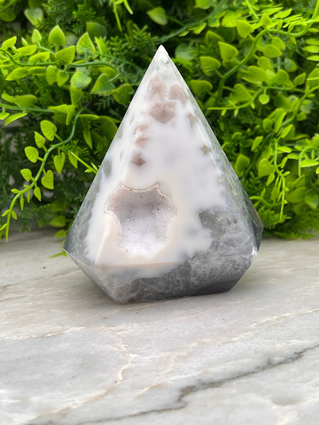 Agaat druzy diamantvorm by KEY LIME STORE