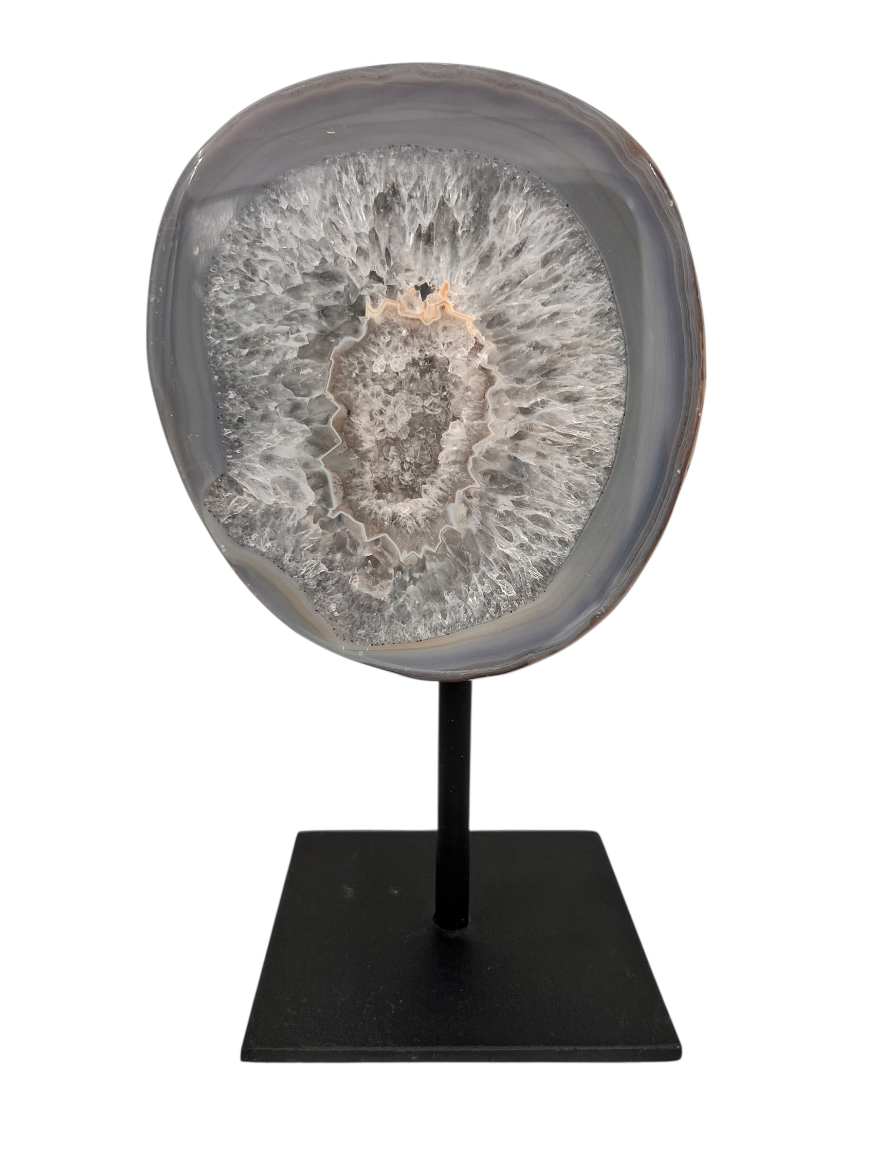 Halve agaat op standaard 1.731 kg