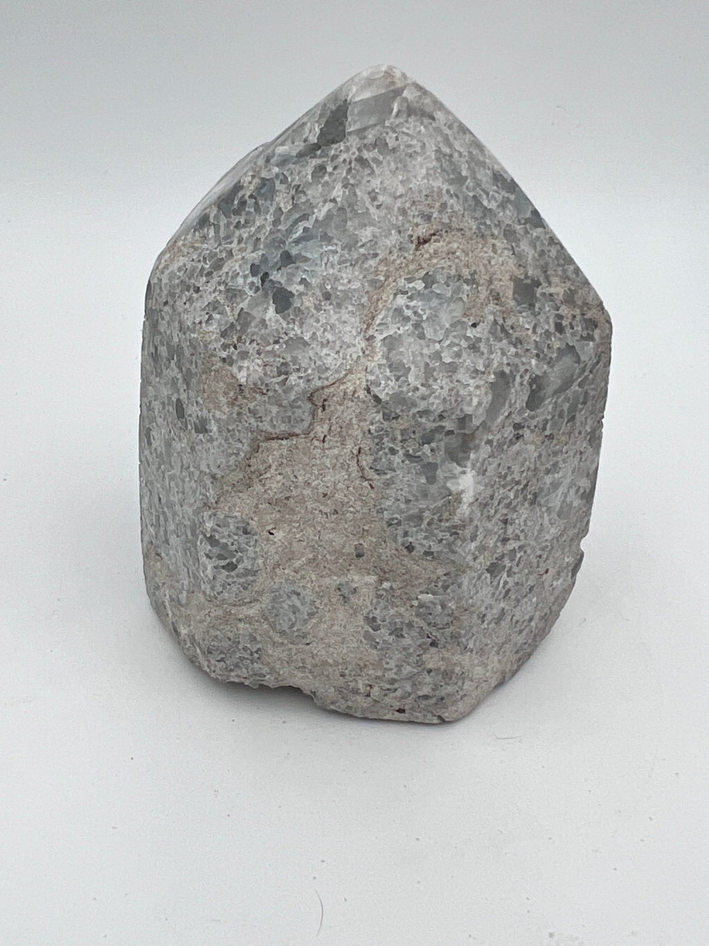 Celestien-Cluster, Spitzenschliff, Basis 0,827 kg von KEY LIME STORE