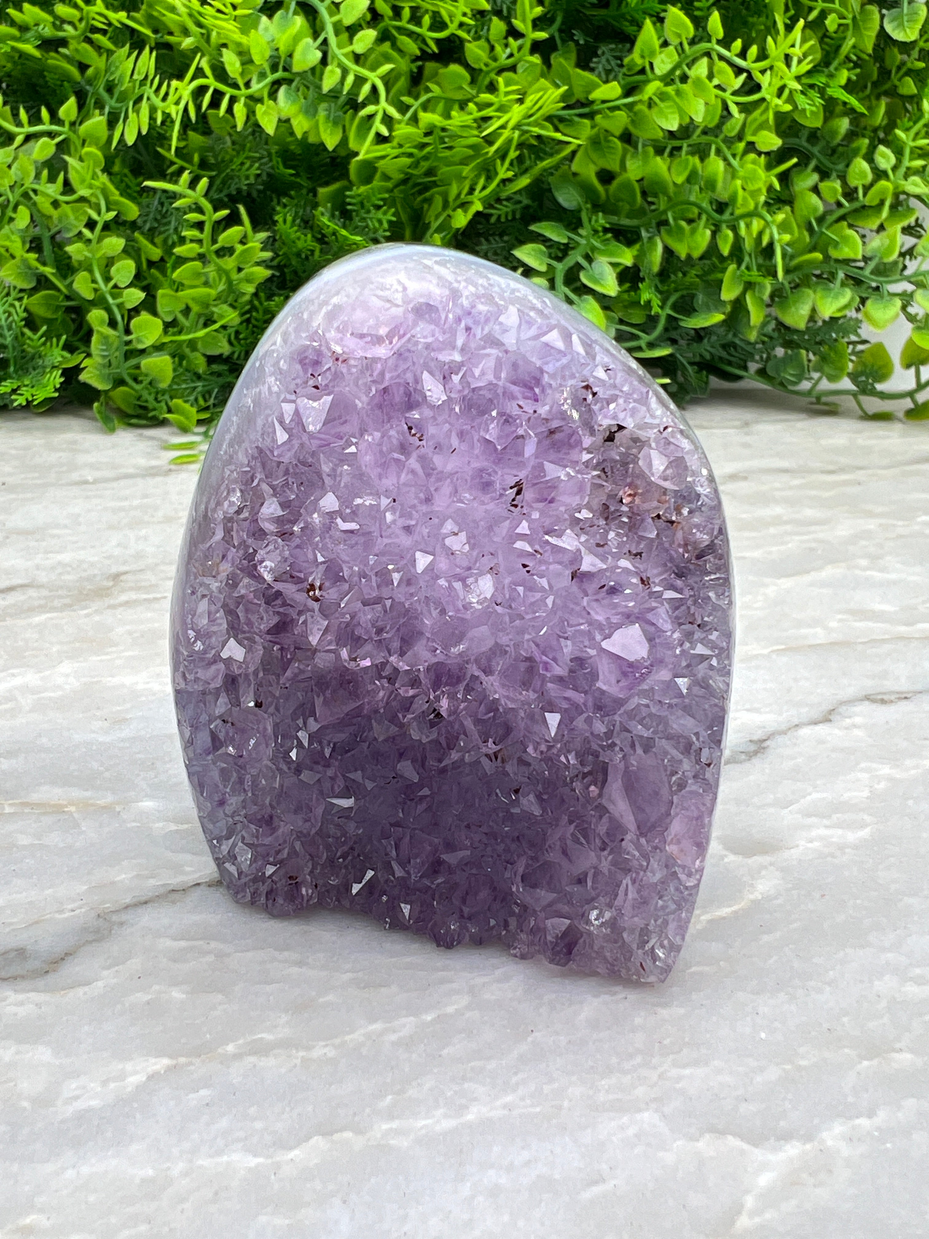 Amethist met Agaat cut base (8 cm)