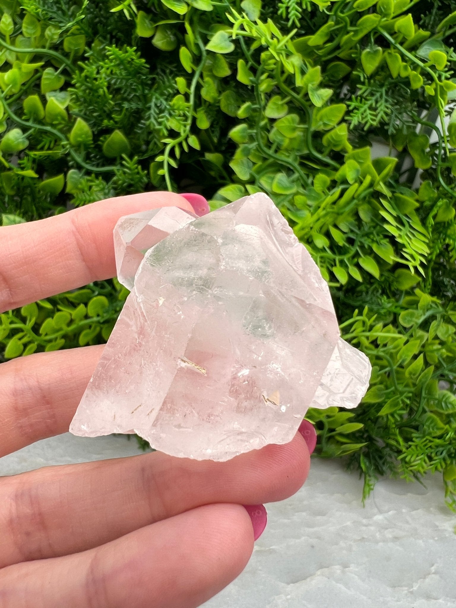 Sehr klarer Bergkristall-Cluster (5 cm) von KEY LIME STORE