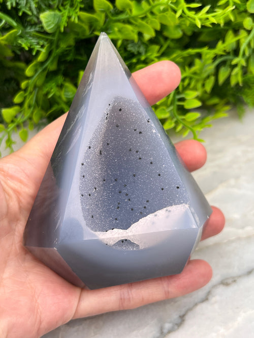 Agaat diamantvorm by KEY LIME STORE