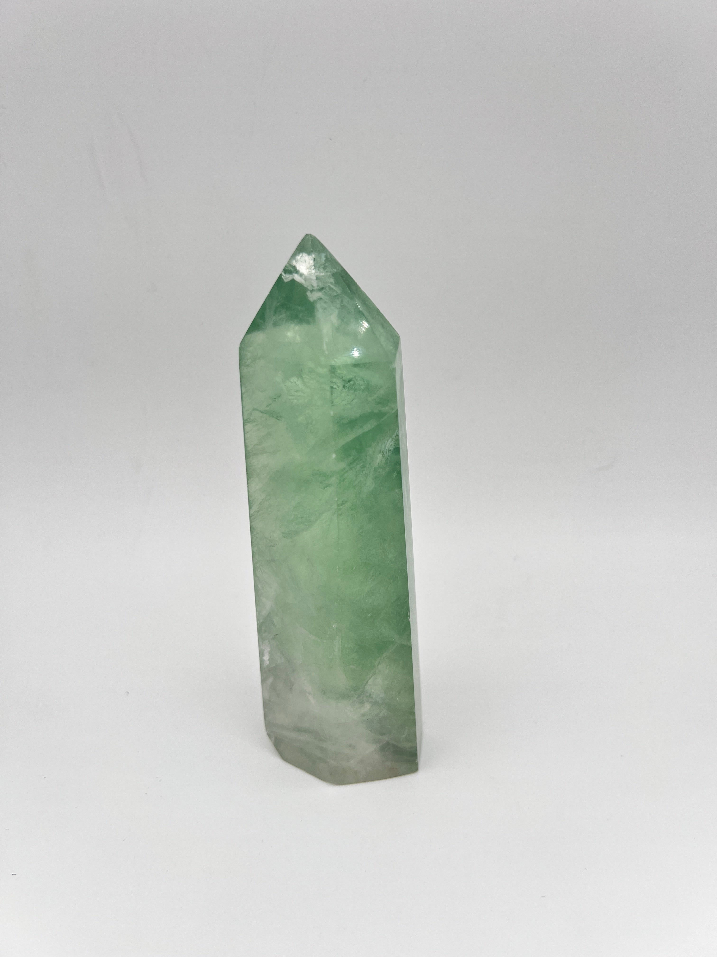 Groene fluoriet toren 0.258 kg