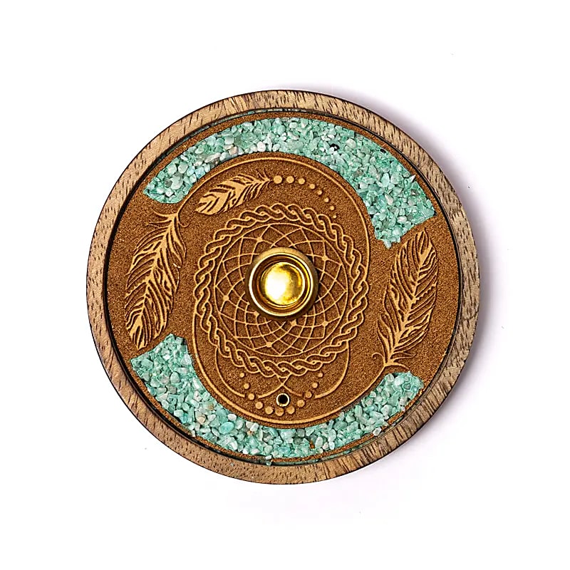 Wierook en kegeltjes houder Amazoniet