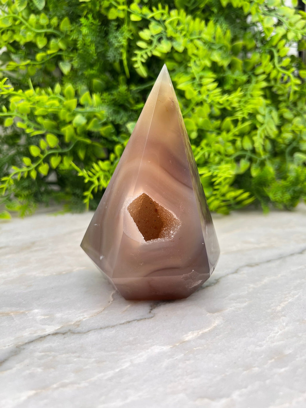 Agaat diamantvorm by KEY LIME STORE