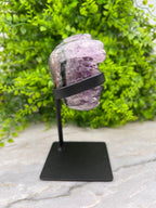 Amethist hart op standaard by KEY LIME STORE