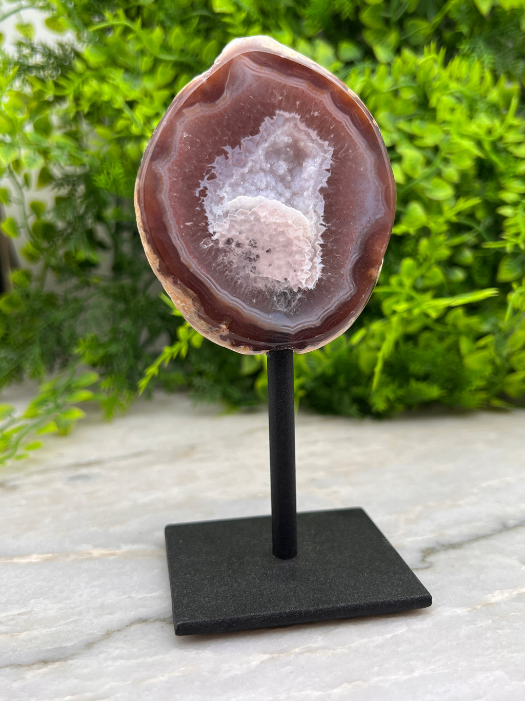 Agaat op standaard (14 cm)