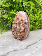 Citrien op Bergkristal cut base by KEY LIME STORE