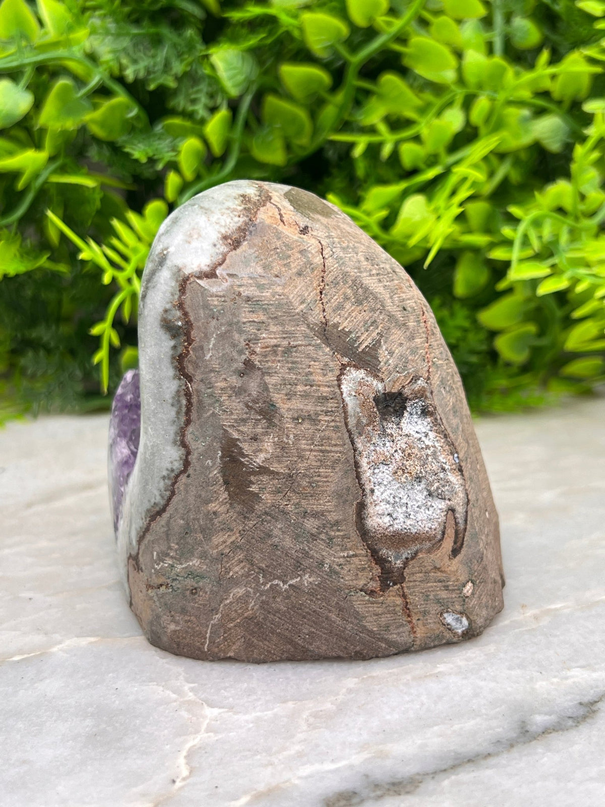 Amethist geode cut base by KEY LIME STORE
