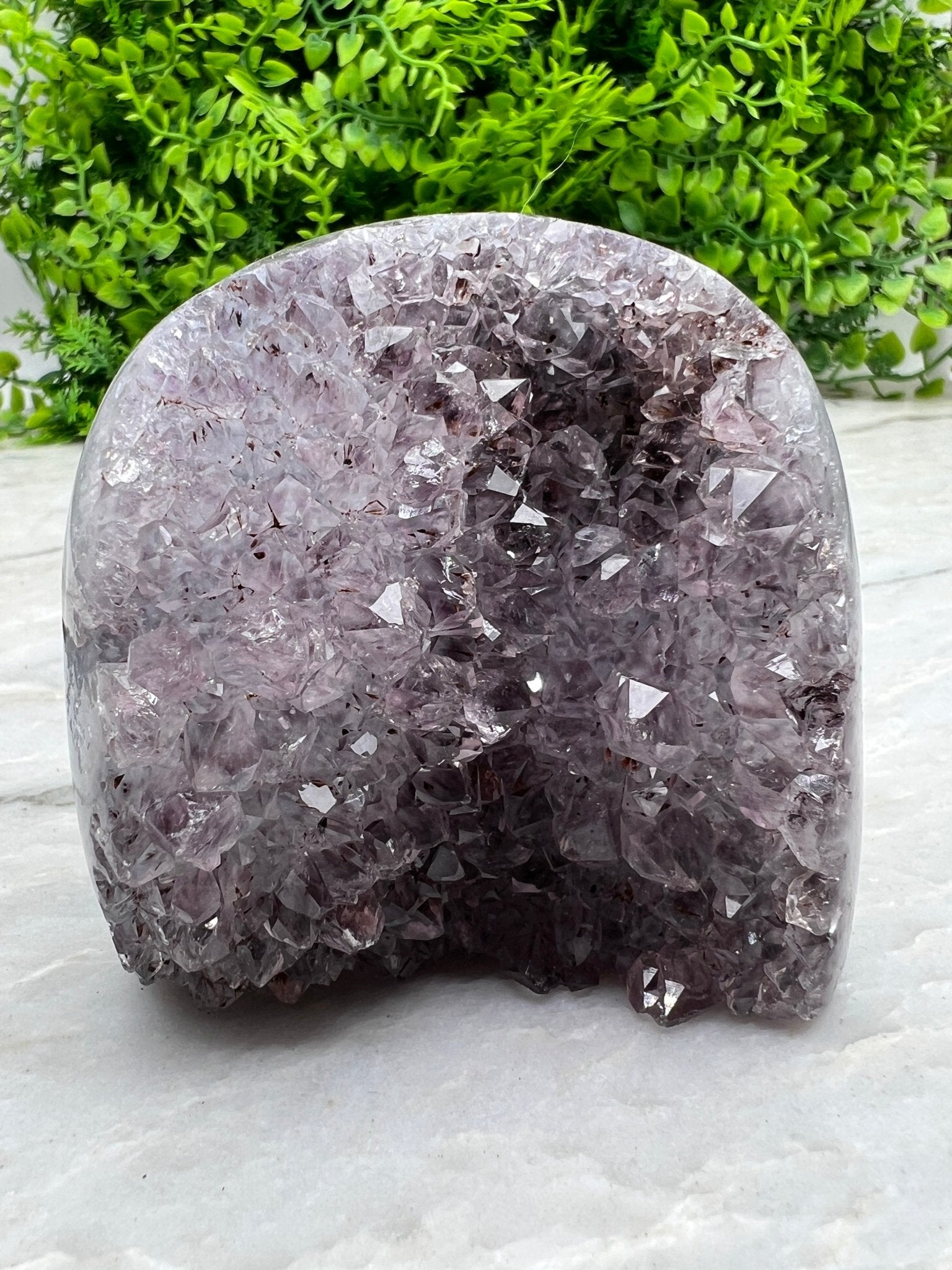 Agaat met Amethist cut base (420 gram) by KEY LIME STORE