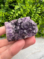 Amethist cluster cut base