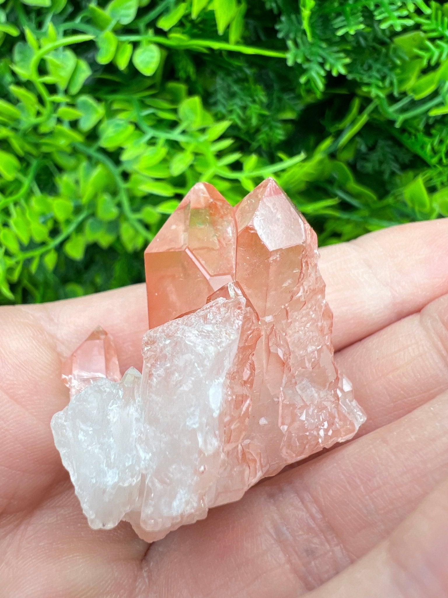 Red Healer (Hematoïde kwarts) cluster (4 cm) by KEY LIME STORE