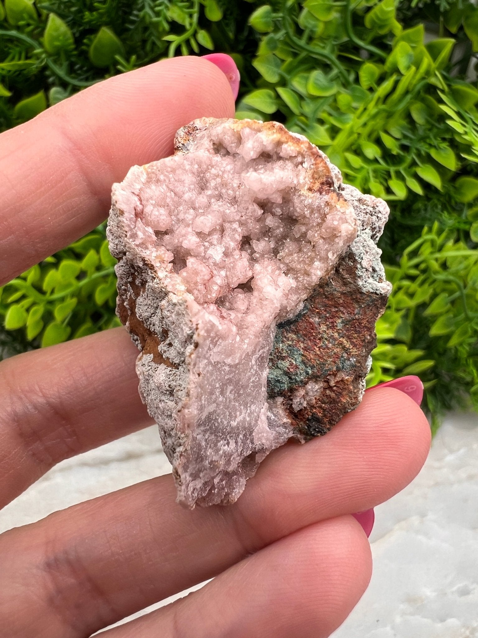 Rosa Amethyst-Cluster (5 cm) von KEY LIME STORE
