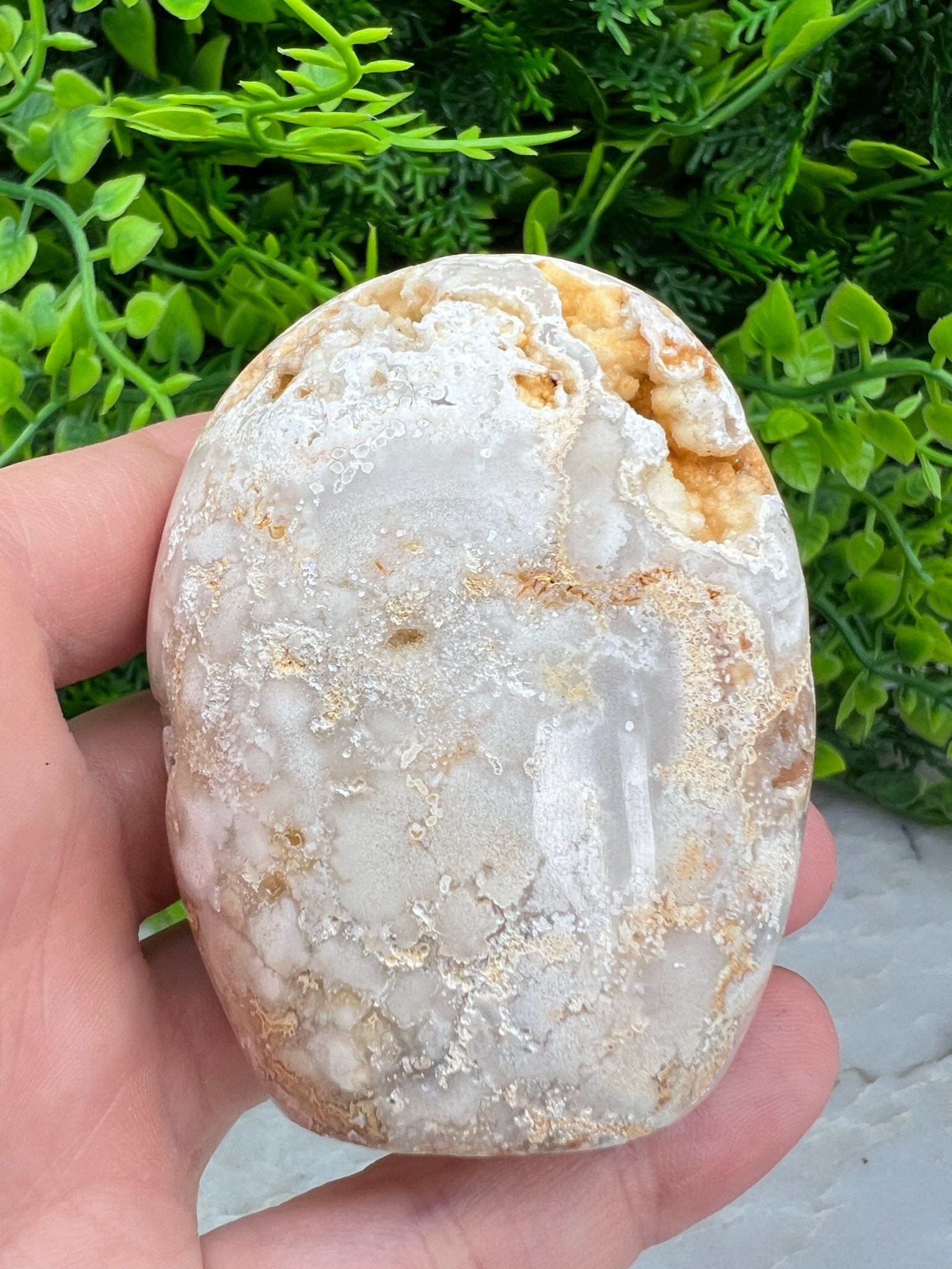 Druzy Crazy Lace Agaat free form (6 cm) by KEY LIME STORE