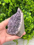 Amethist cluster cut base