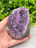 Amethist cluster cut base