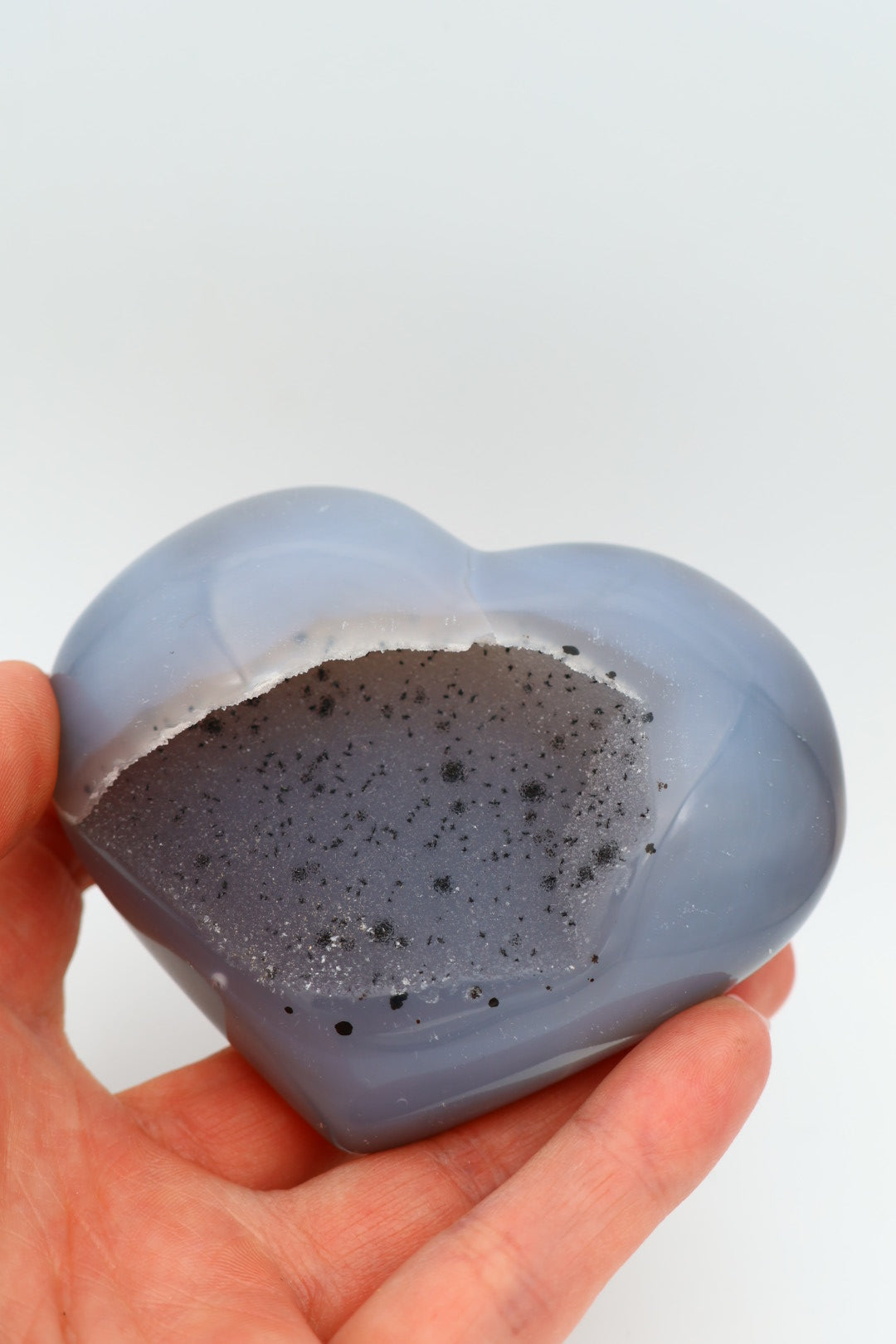 Agaat Druze hart 0.183 kg