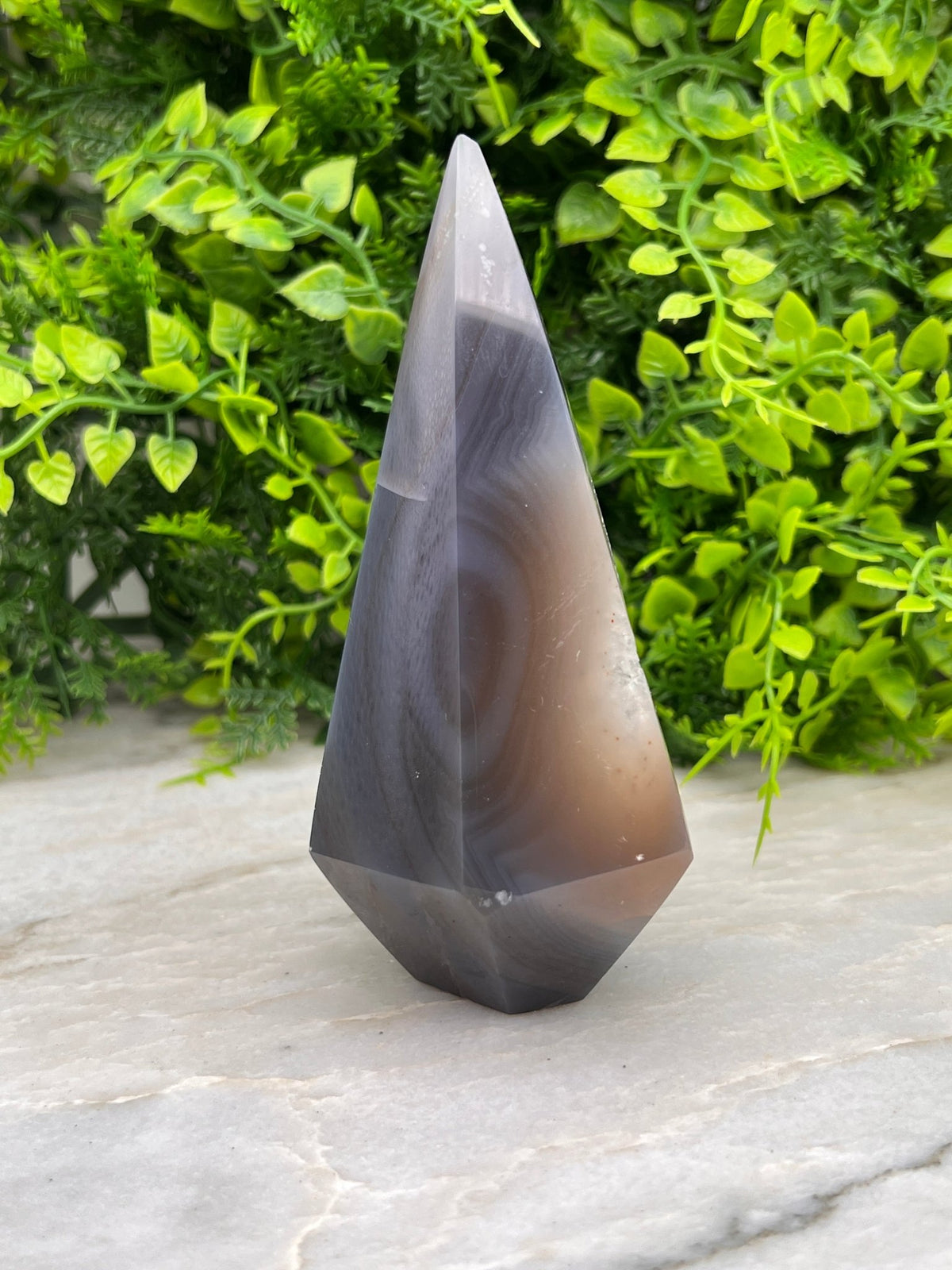 Agaat diamantvorm by KEY LIME STORE