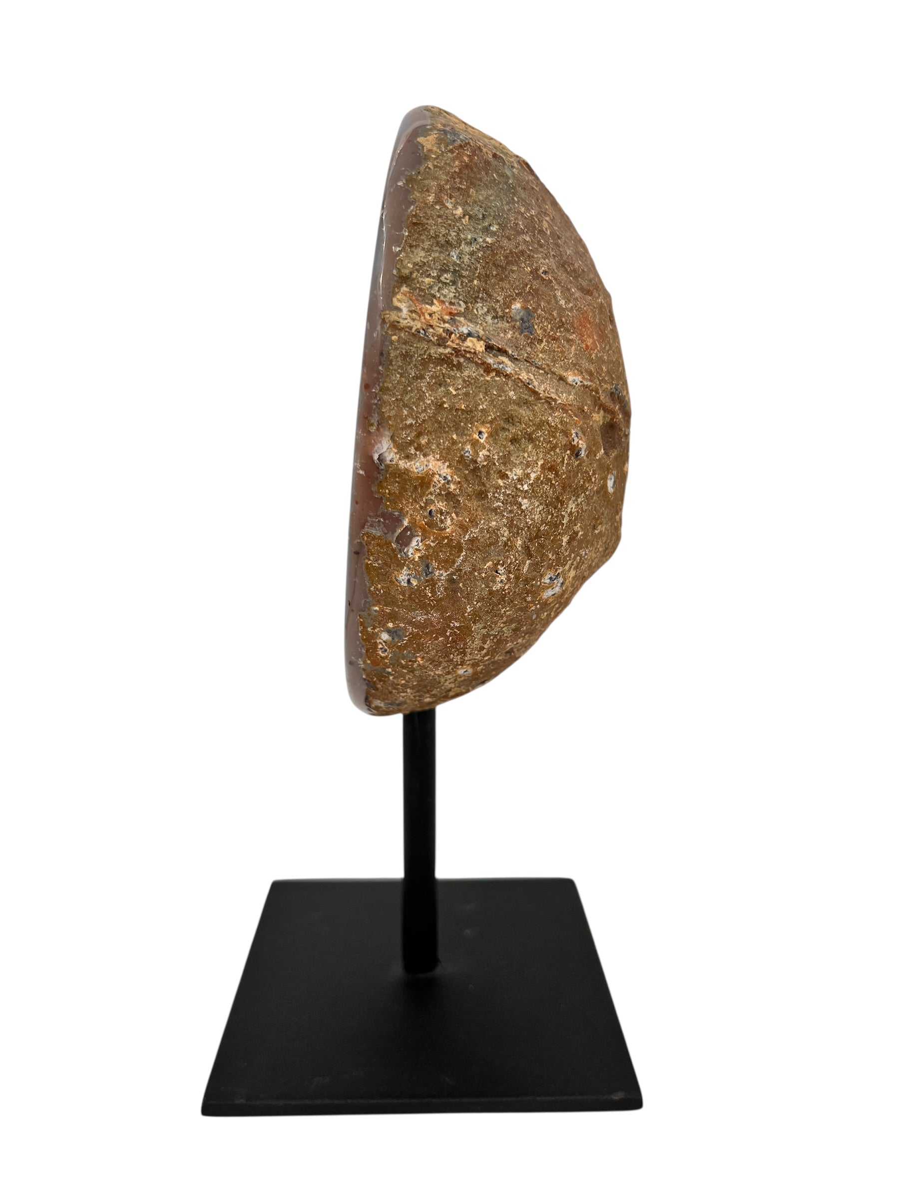 Halve agaat op standaard 1.731 kg