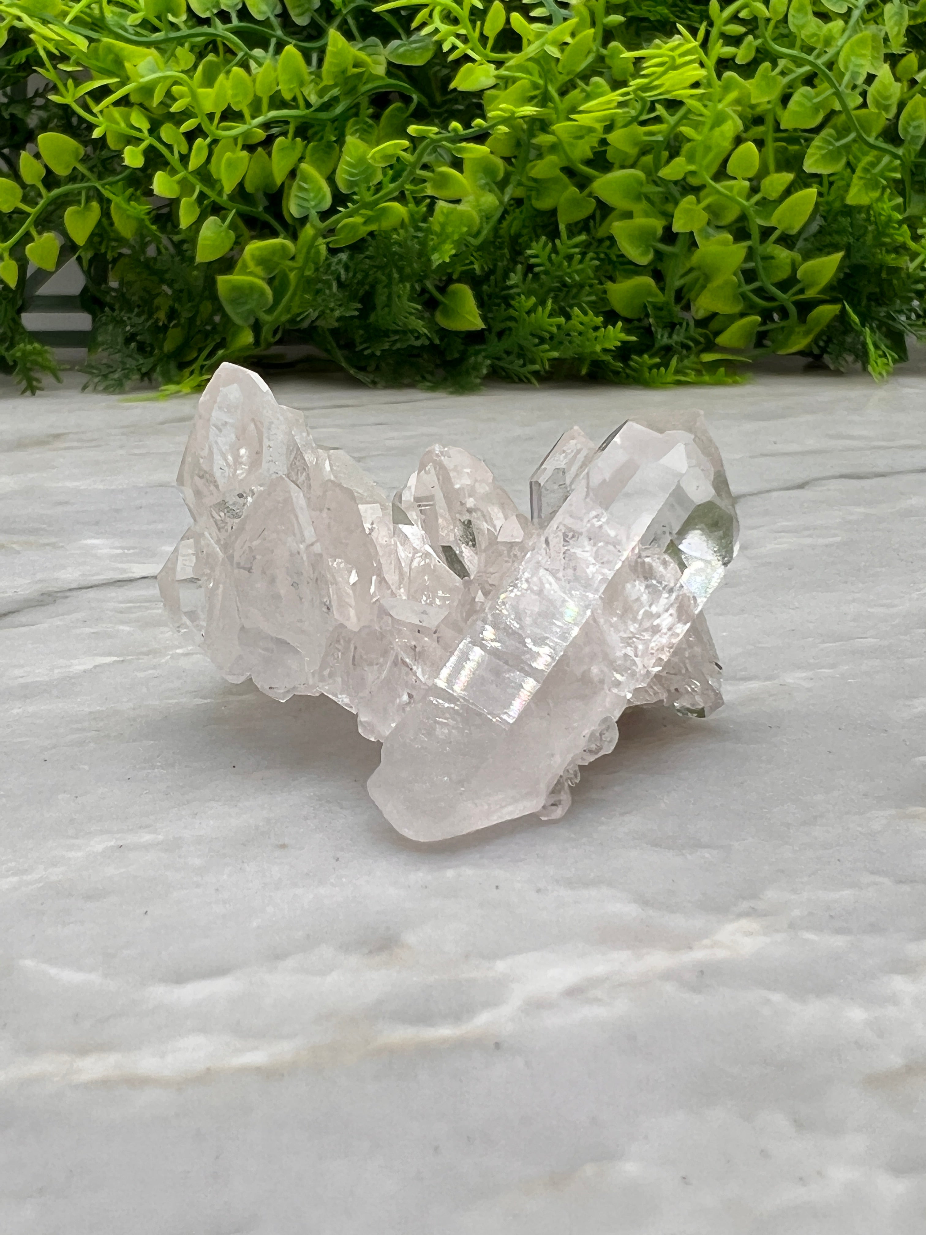 Zeer helder Bergkristal cluster (5 cm)