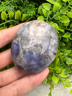 Chalcedoon / Paarse Agaat palmsteen