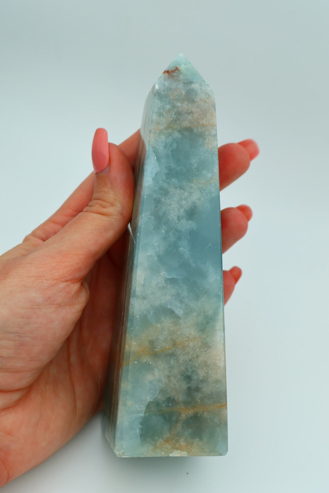 Blauwe Onyx toren 0.430 kg