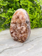 Citrien op Bergkristal cut base by KEY LIME STORE