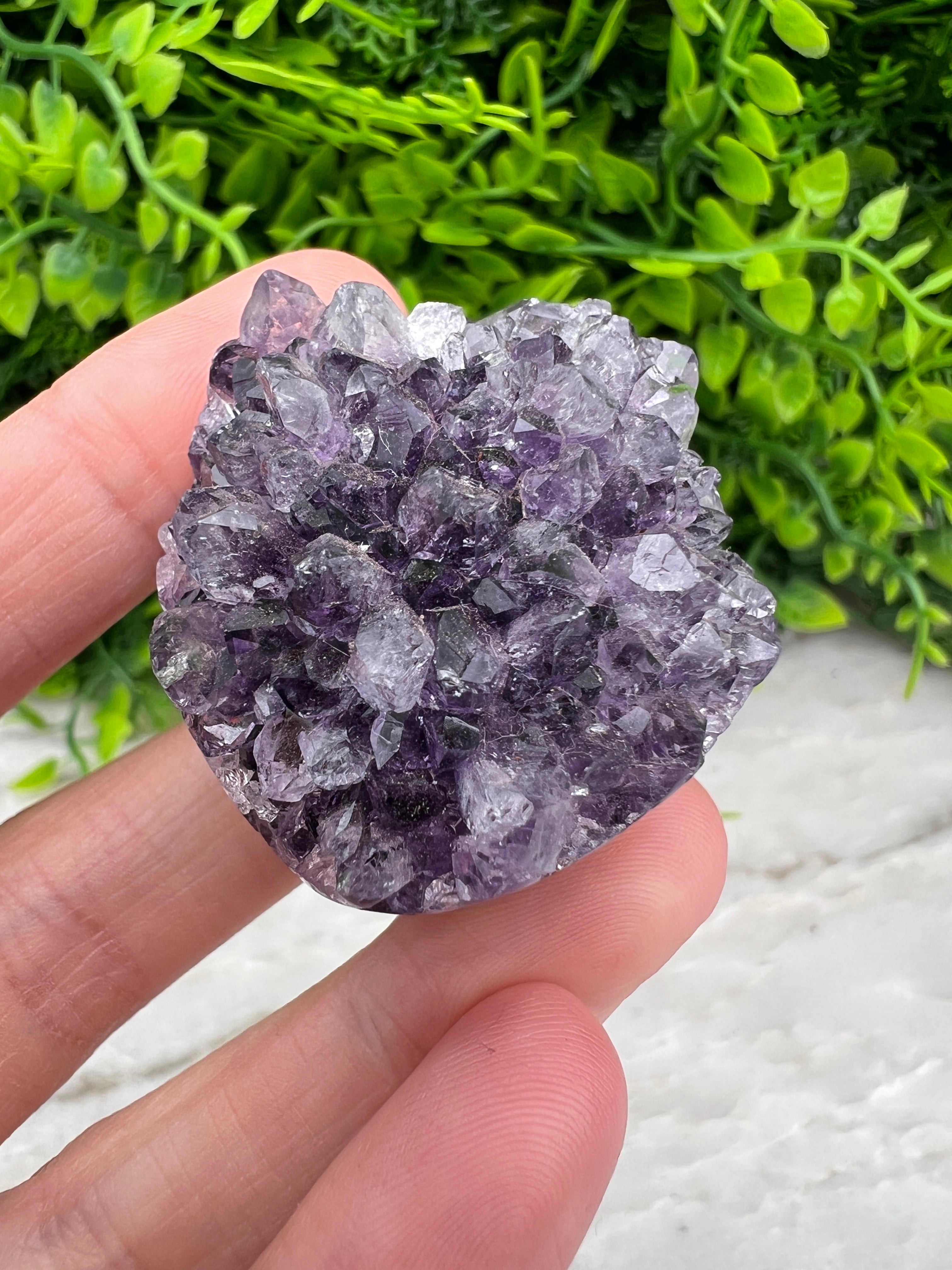 Amethist cluster gepolijst (3 cm)