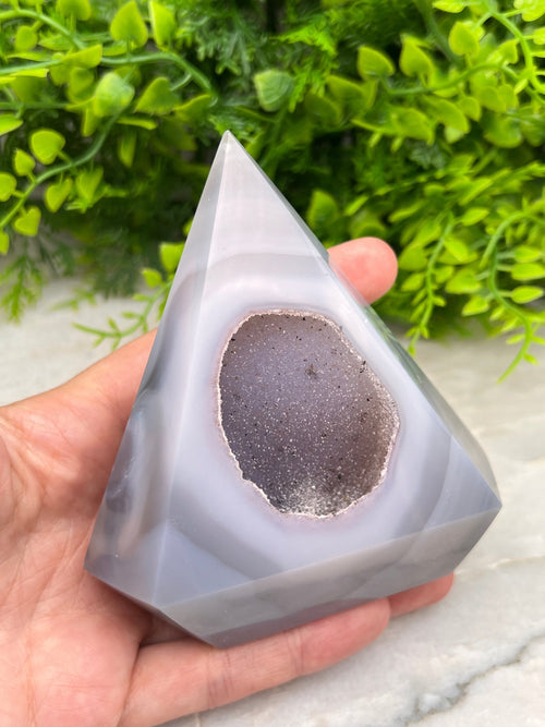 Agaat diamantvorm by KEY LIME STORE