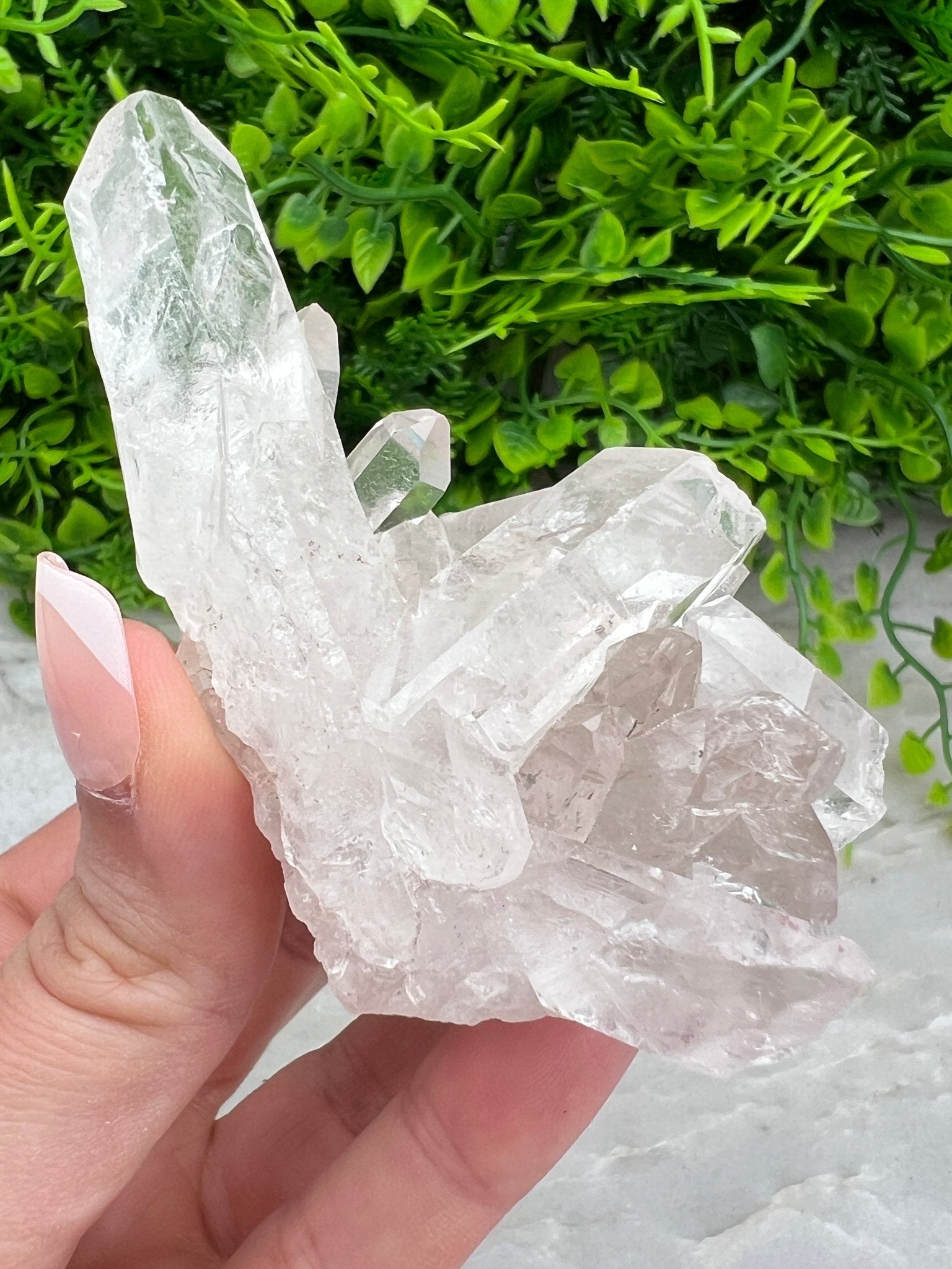 Bergkristall-Cluster (8 cm) von KEY LIME STORE