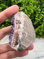Amethist cluster cut base