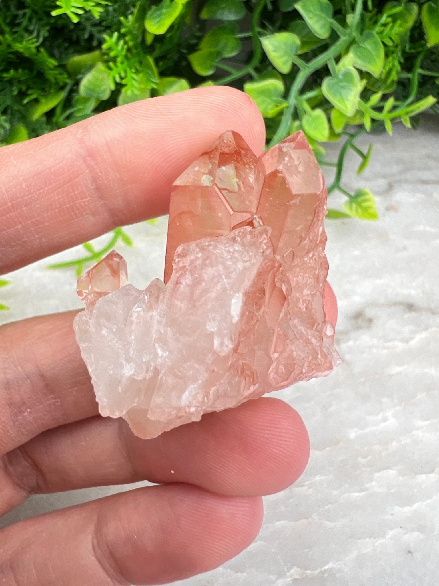 Red Healer (Hematoïde kwarts) cluster (4 cm) by KEY LIME STORE