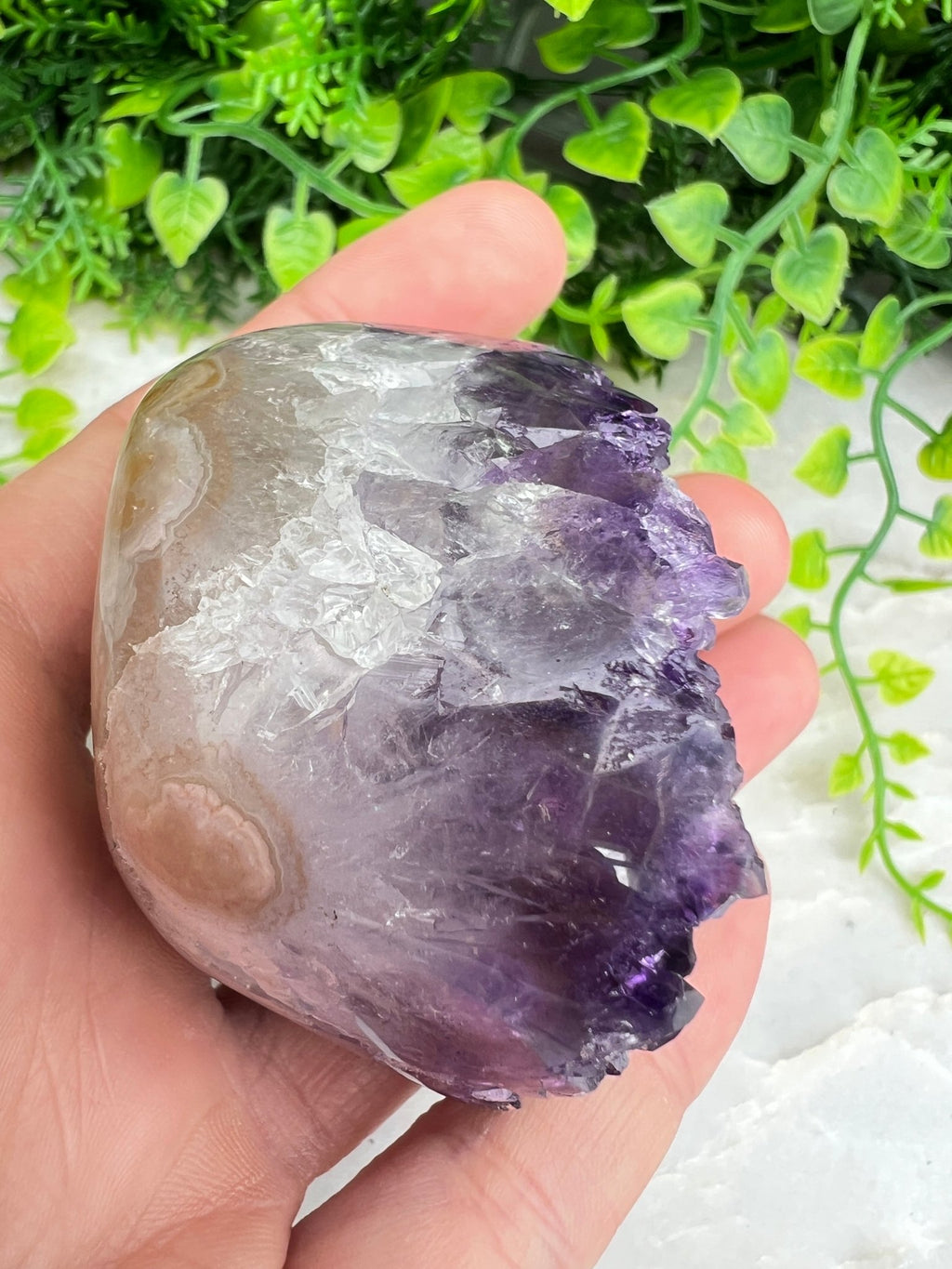 Amethyst-Cluster, rundum poliert (6 cm) von KEY LIME STORE