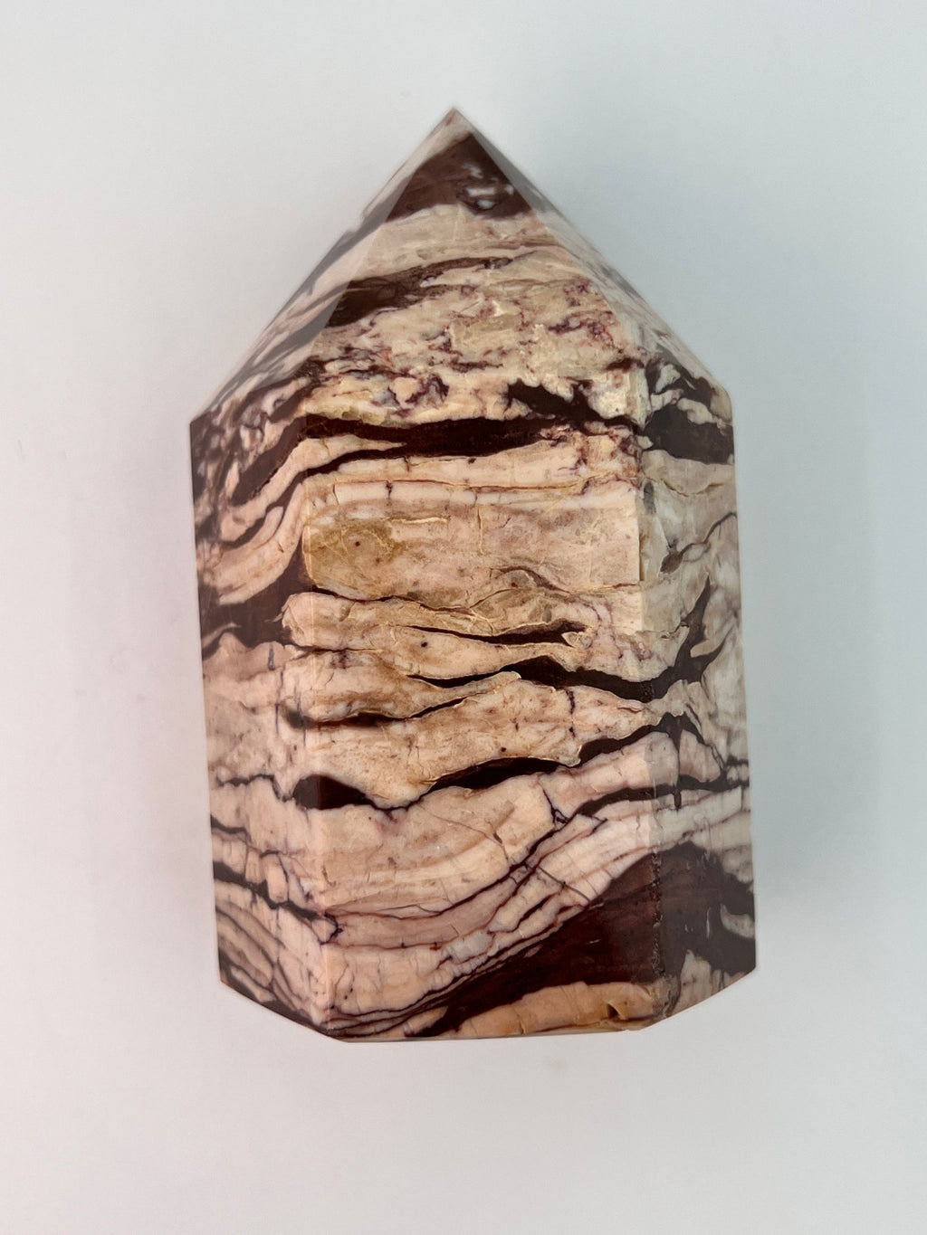 Zebra-Jaspis-Turm 0,252 kg von KEY LIME STORE
