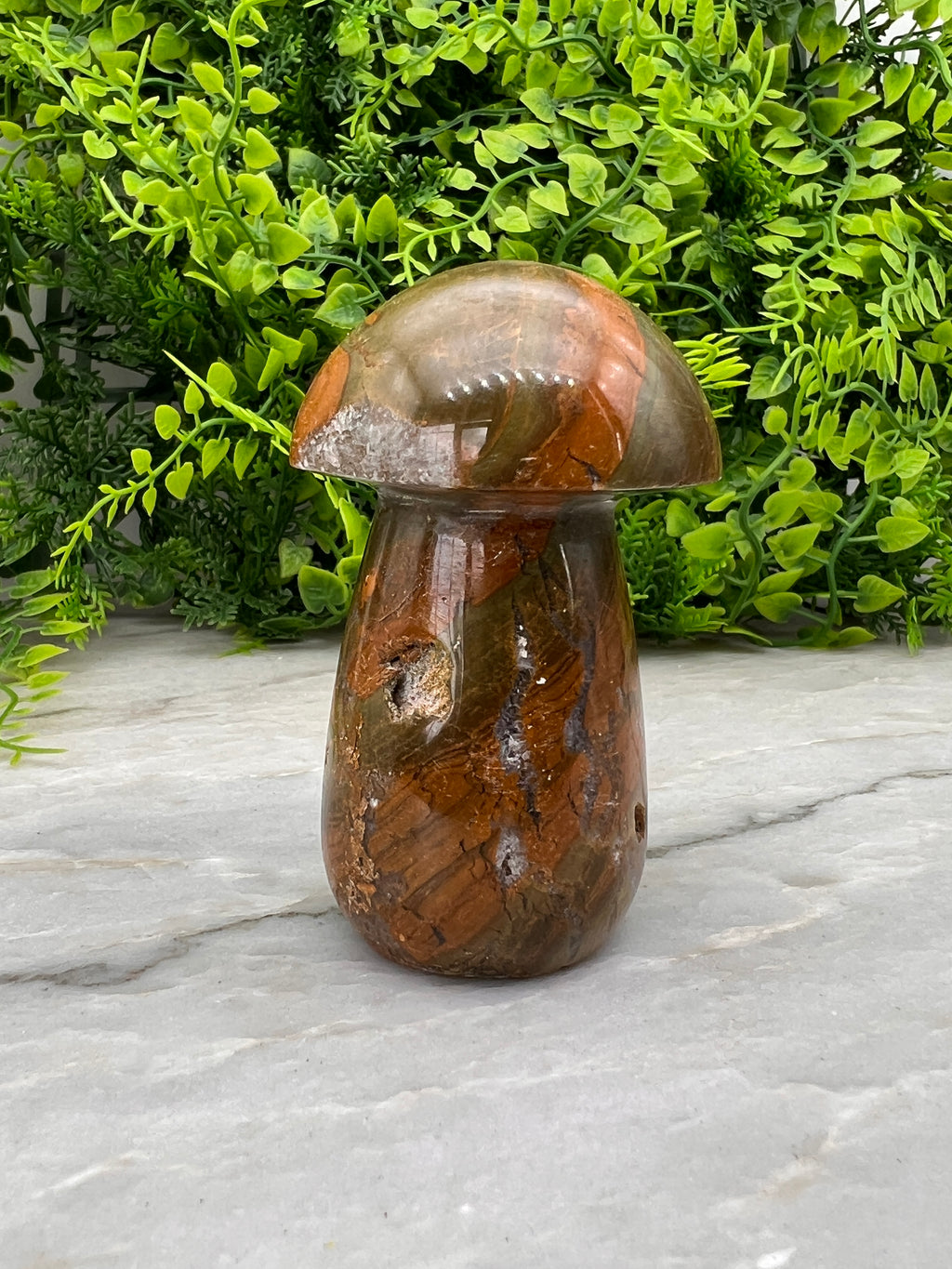Oceaan Jaspis paddenstoel (8 cm)