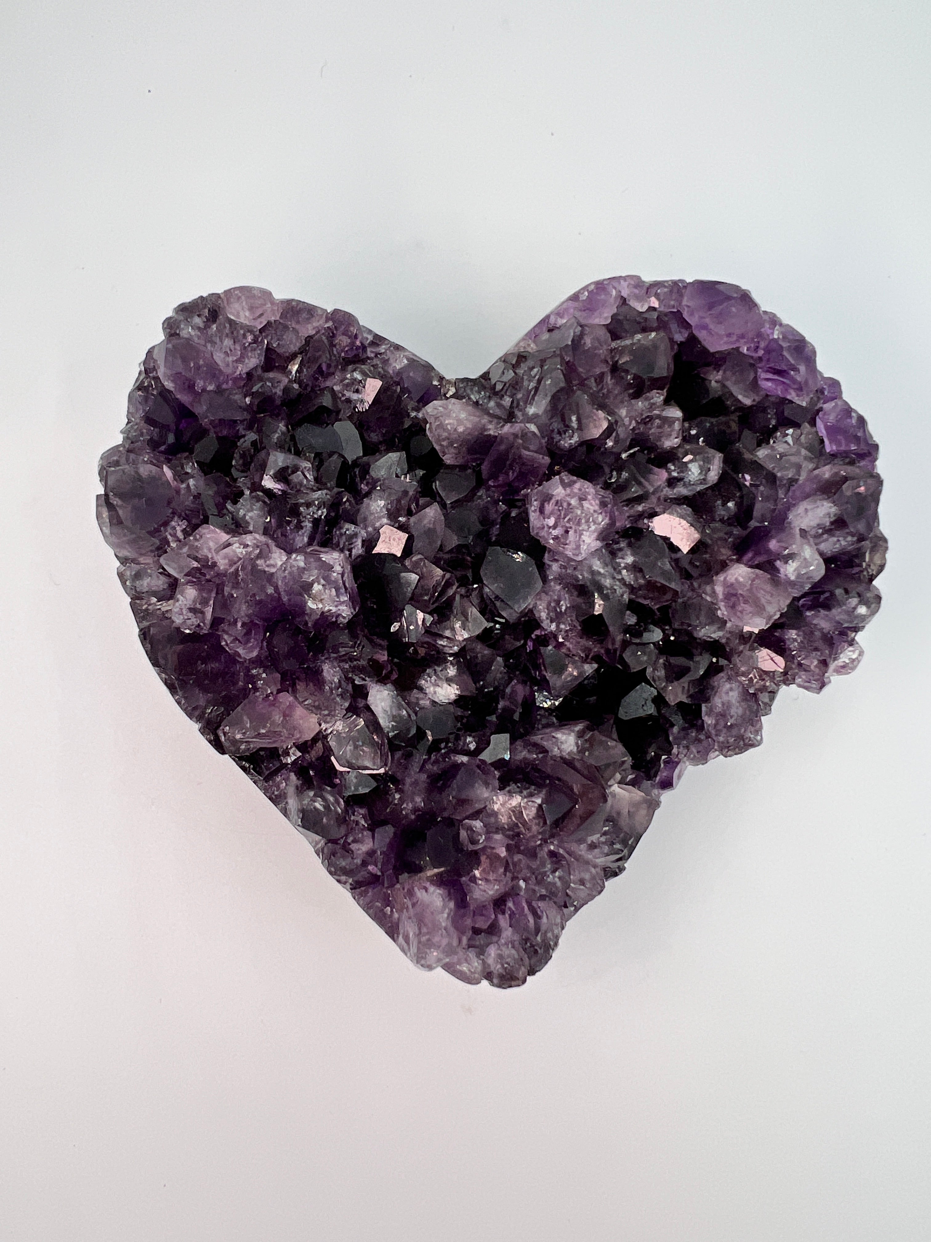 Groot amethist hart – hoge kwaliteit - 0.522 kg
