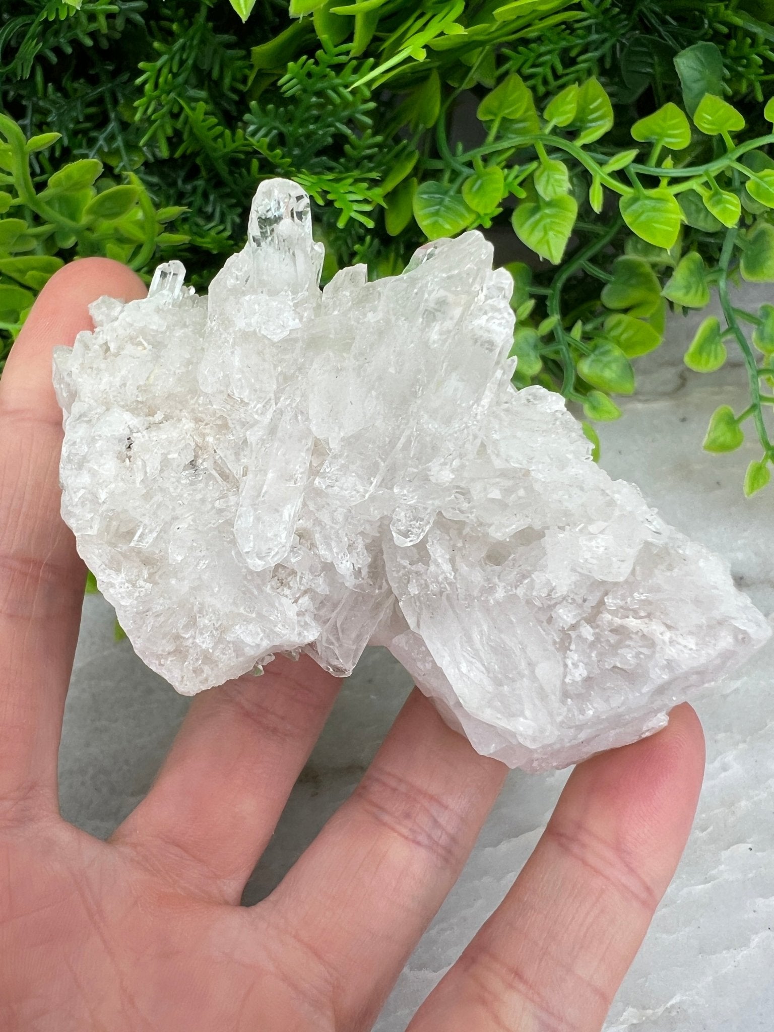 Bergkristall-Cluster (8 cm) von KEY LIME STORE