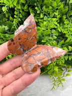 Breccie Jaspis 3D-vlinder