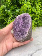 Amethist cluster cut base